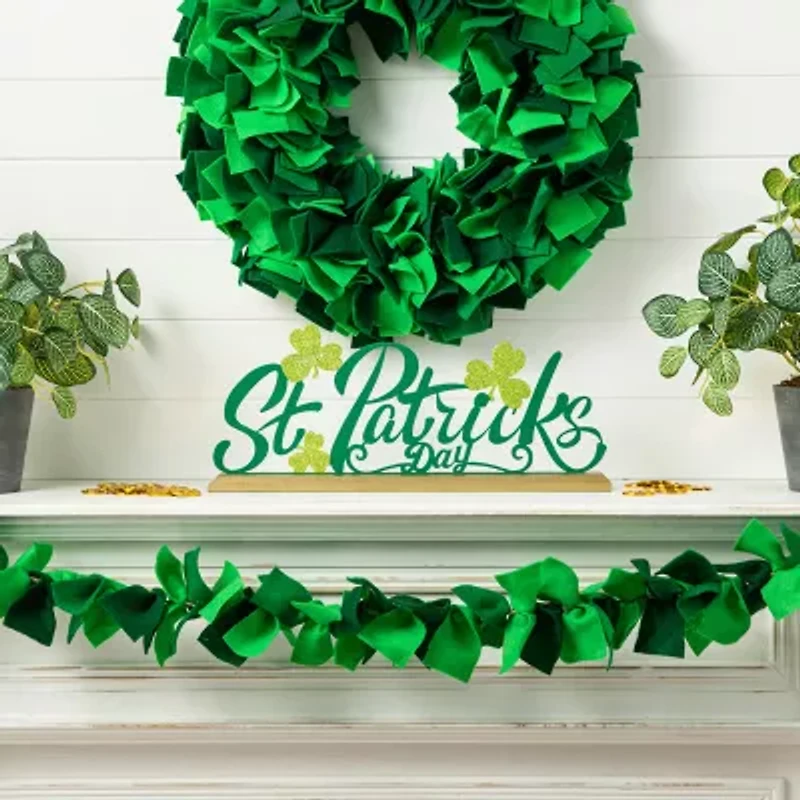 Glitzhome Metal St. Patricks Day Tabletop Decor