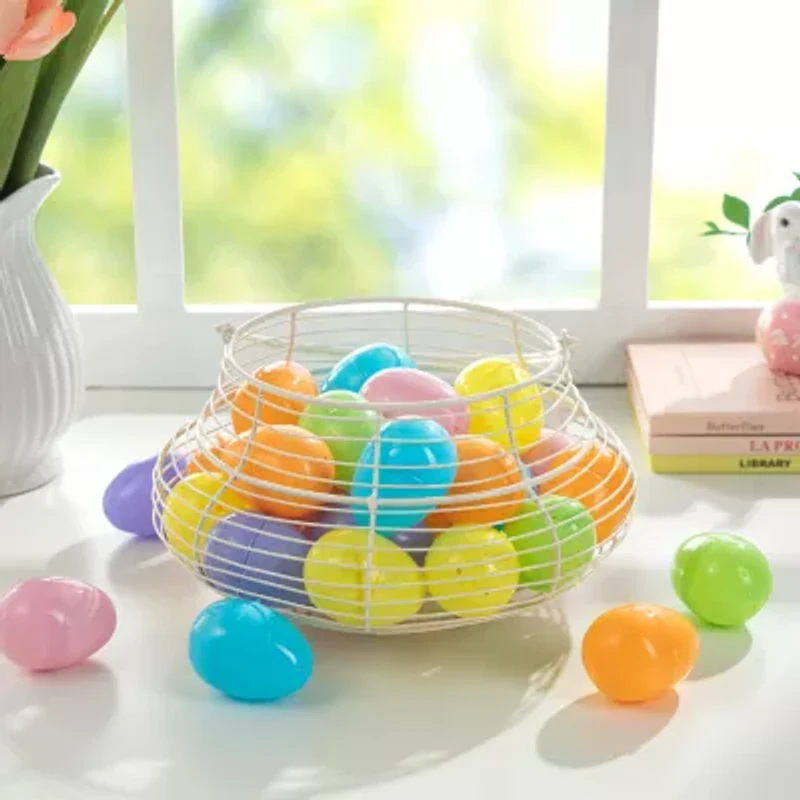 Glitzhome 90-pc. Plastic Fillable Easter Eggs