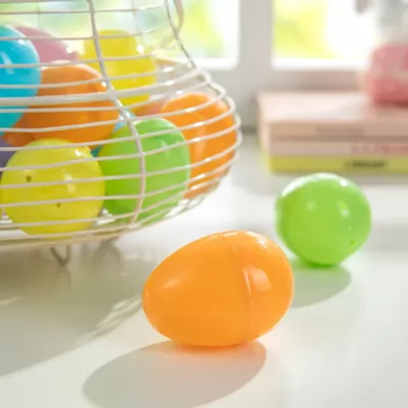 Glitzhome 90-pc. Plastic Fillable Easter Eggs