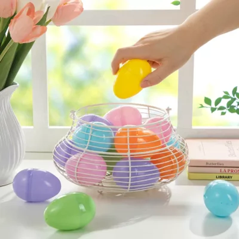 Glitzhome 60-pc. Plastic Fillable Easter Eggs