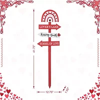 Glitzhome Rainbow Word Valentines Day Yard Art