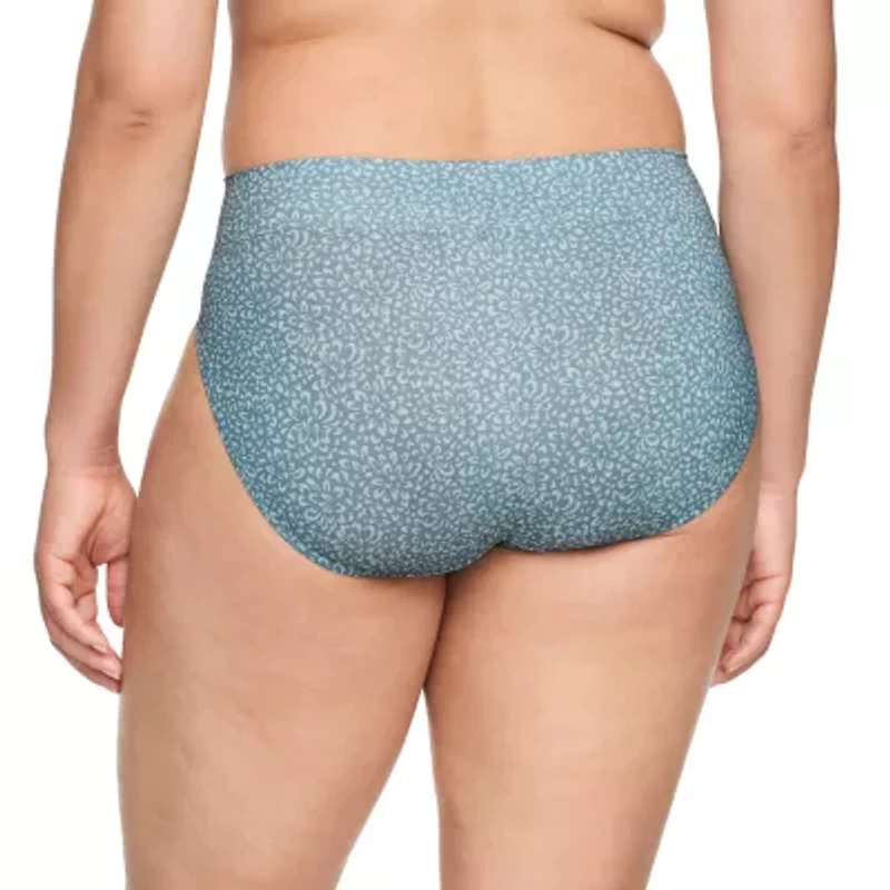 Warners Womens Average + Full Figure 1 Pair High Cut Panty 5138