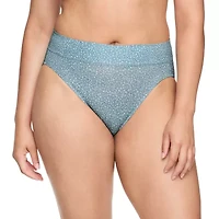 Warners Womens Average + Full Figure 1 Pair High Cut Panty 5138