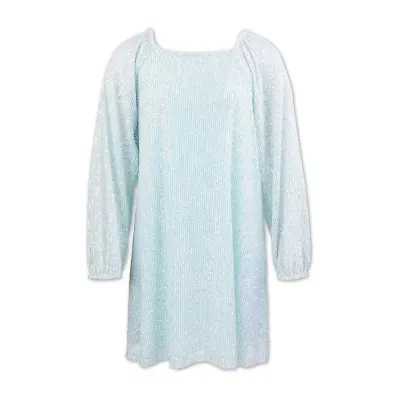 Speechless Big Kid Girls Long Sleeve Shift Dress