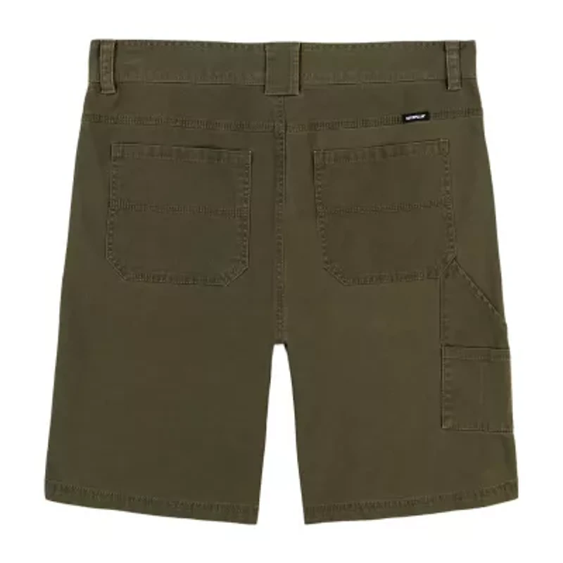 CAT Stretch Canvas Mens 9" Mid Rise Workwear Short