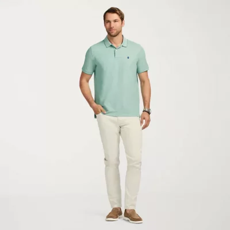 IZOD Advantage Performance Mens Regular Fit Short Sleeve Polo Shirt