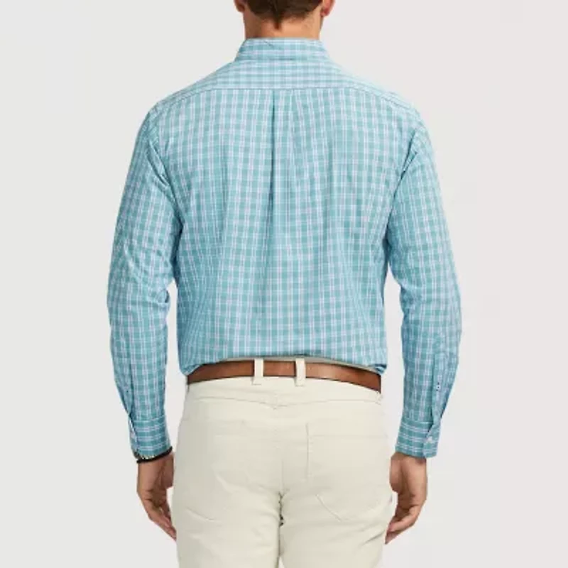 IZOD Performance Comfort Mens Long Sleeve Classic Fit Stretch Fabric Button-Down Shirt