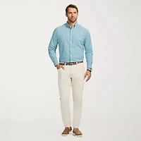 IZOD Performance Comfort Mens Long Sleeve Classic Fit Stretch Fabric Button-Down Shirt