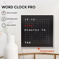 Sharper Image LED Word Clock Pro
