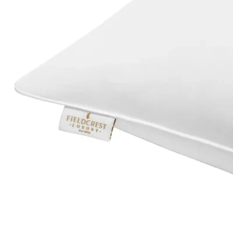 Fieldcrest 100% Cotton Down Alternative Medium Density Bed Pillow
