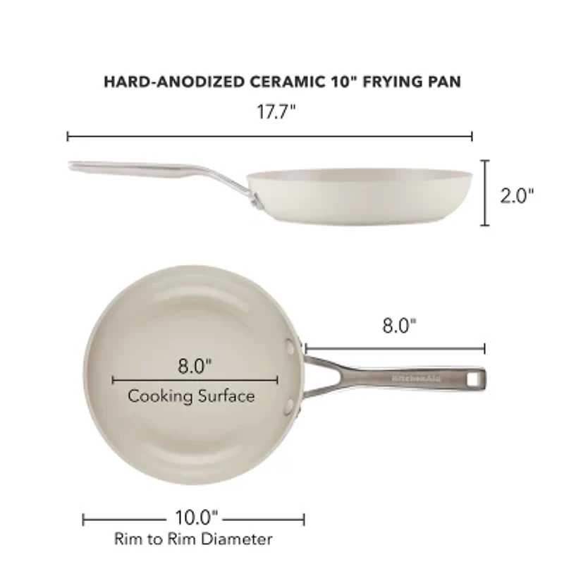 KitchenAid Ceramic12.25" Non-Stick Frying Pan