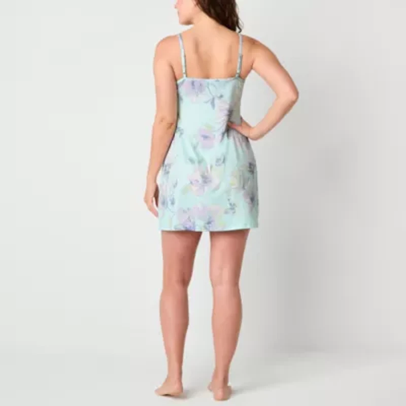 Ambrielle Womens Sleeveless V Neck Chemise