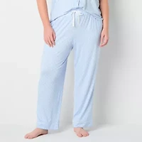 Liz Claiborne Cool and Calm Womens Plus Pajama Pants
