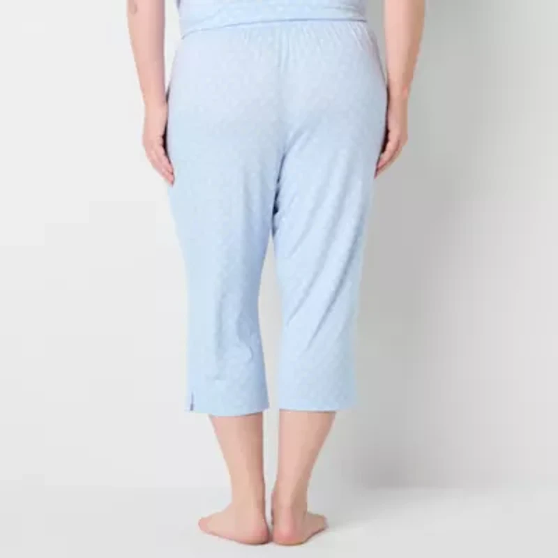 Liz Claiborne Cool and Calm Pajama Capri Pant Plus