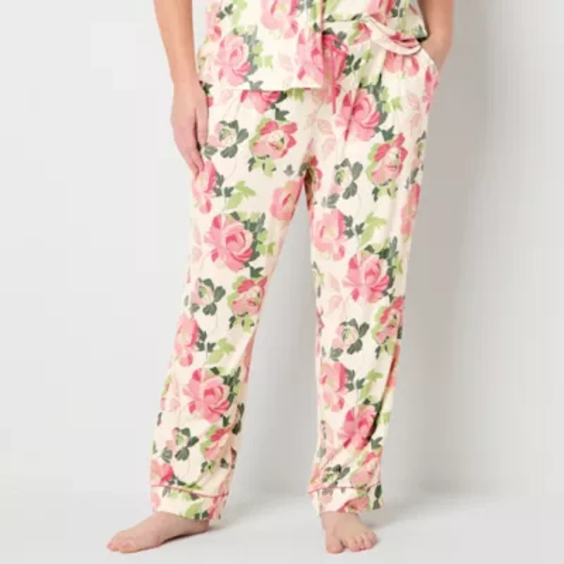 Liz Claiborne Cool and Calm Womens Plus Pajama Pants