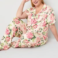 Liz Claiborne Cool and Calm Womens Plus Pajama Pants