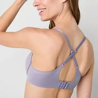 Ambrielle Everyday Underwire Push Up T-Shirt Plunge Bra-306754