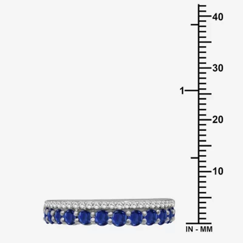 Womens Gemstone & 1/6 CT. T.W. Natural Diamond 10K Gold Band