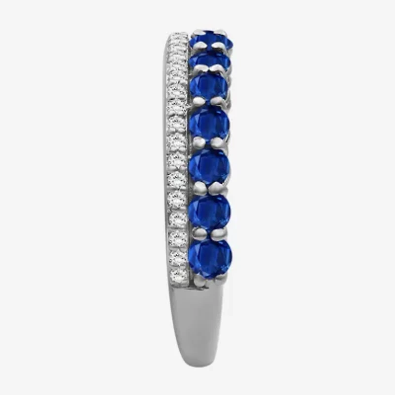 Womens Gemstone & 1/6 CT. T.W. Natural Diamond 10K Gold Band