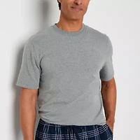 Stafford Mens Crew Neck Short Sleeve Pajama Top