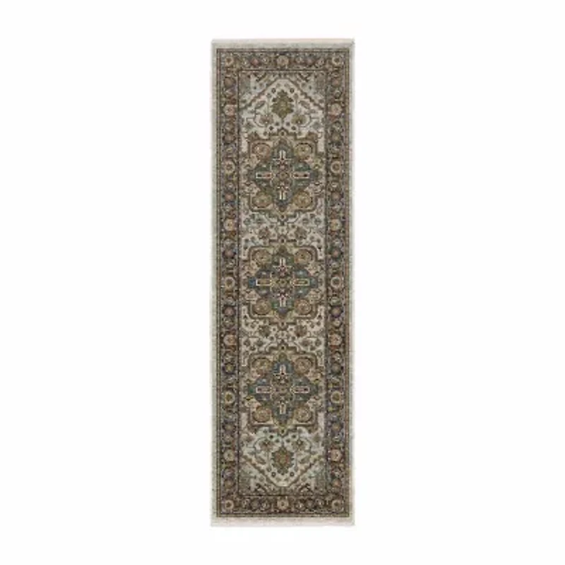 Covington Home Adeline Oriental Medallion 27"X90" Indoor Rectangular Runner