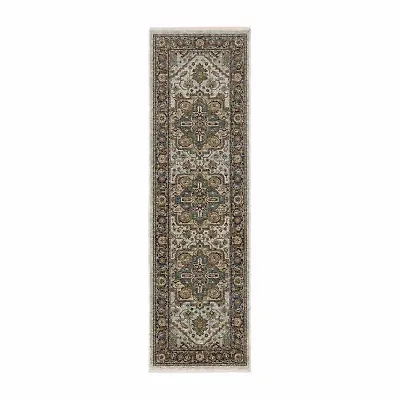 Covington Home Adeline Oriental Medallion 27"X90" Indoor Rectangular Runner