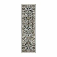 Covington Home Adeline Traditional Medallion 27"X90" Indoor Rectangular Runner