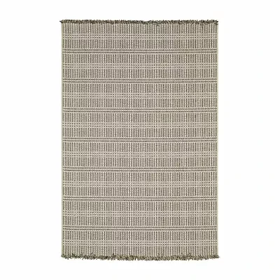 Covington Home Geneva Geometric Lines Indoor Outdoor Rectangular Area Rug