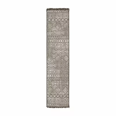 Covington Home Geneva Tribal Inspired 22"X90" Indoor Outdoor Rectangular Runner