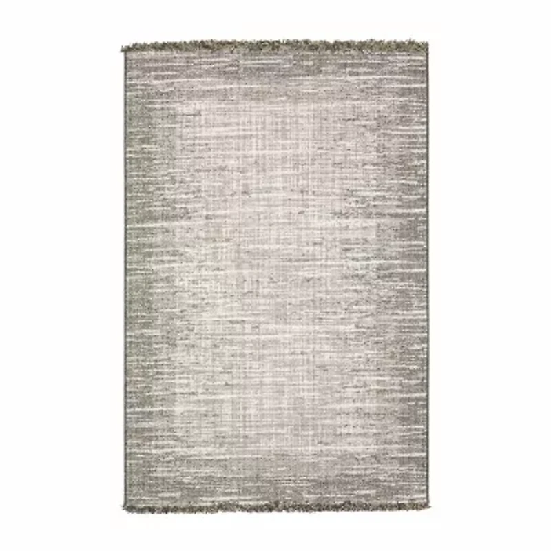 Covington Home Geneva Weathered Textures 39"X60" Indoor Outdoor Rectangular Accent Rug