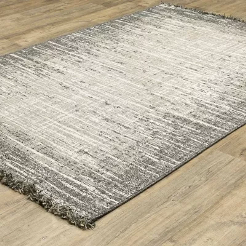 Covington Home Geneva Weathered Textures Indoor Outdoor Rectangular Area Rug