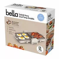 bella Fold & Store Dual Temp Griddle, Fits-anywhere™ kitchenware