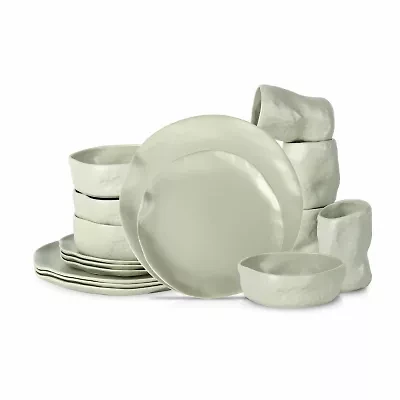 Stone by Mercer Project Atik -pc. Stoneware Dinnerware Set