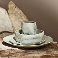 Stone by Mercer Project Atik -pc. Stoneware Dinnerware Set