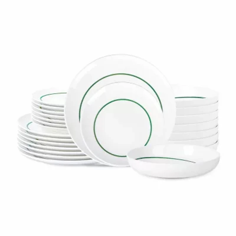 Stone + Lain Luna 24-pc. Porcelain Dinnerware Set