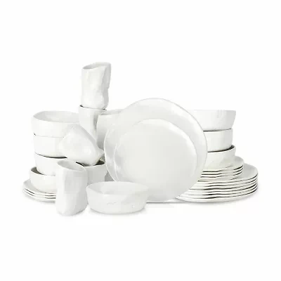 Stone by Mercer Project Atik -pc. Stoneware Dinnerware Set