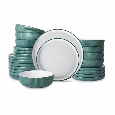 Christian Siriano New York Laro 24-pc. Stoneware Dinnerware Set