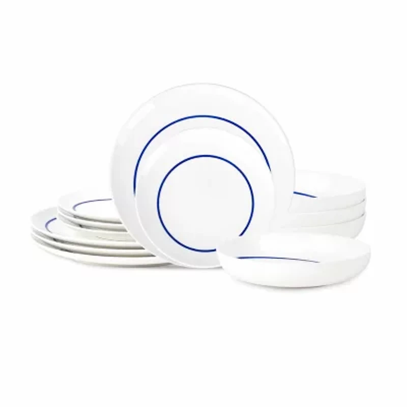 Stone + Lain Luna 12-pc. Porcelain Dinnerware Set