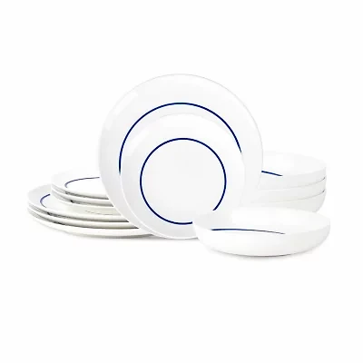 Stone + Lain Luna 12-pc. Porcelain Dinnerware Set