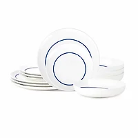 Stone + Lain Luna 12-pc. Porcelain Dinnerware Set