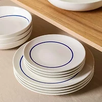 Stone + Lain Luna 24-pc. Porcelain Dinnerware Set