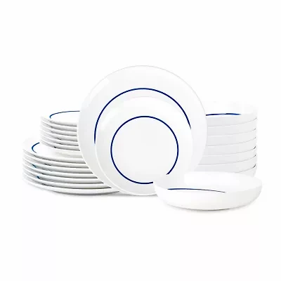Stone + Lain Luna 24-pc. Porcelain Dinnerware Set