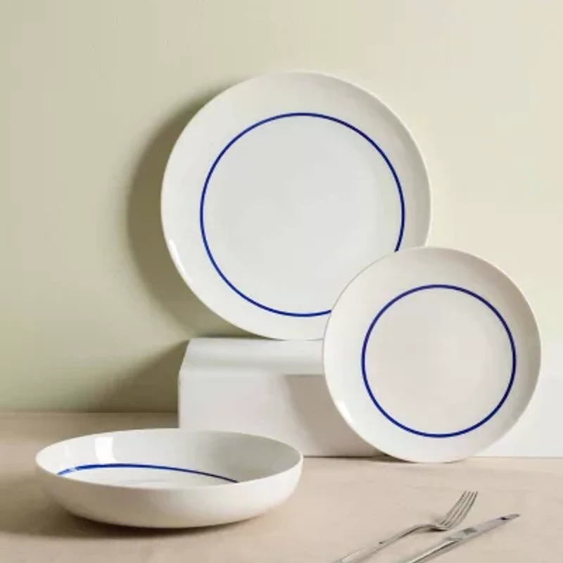 Stone + Lain Luna 24-pc. Porcelain Dinnerware Set