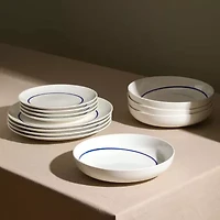 Stone + Lain Luna 24-pc. Porcelain Dinnerware Set