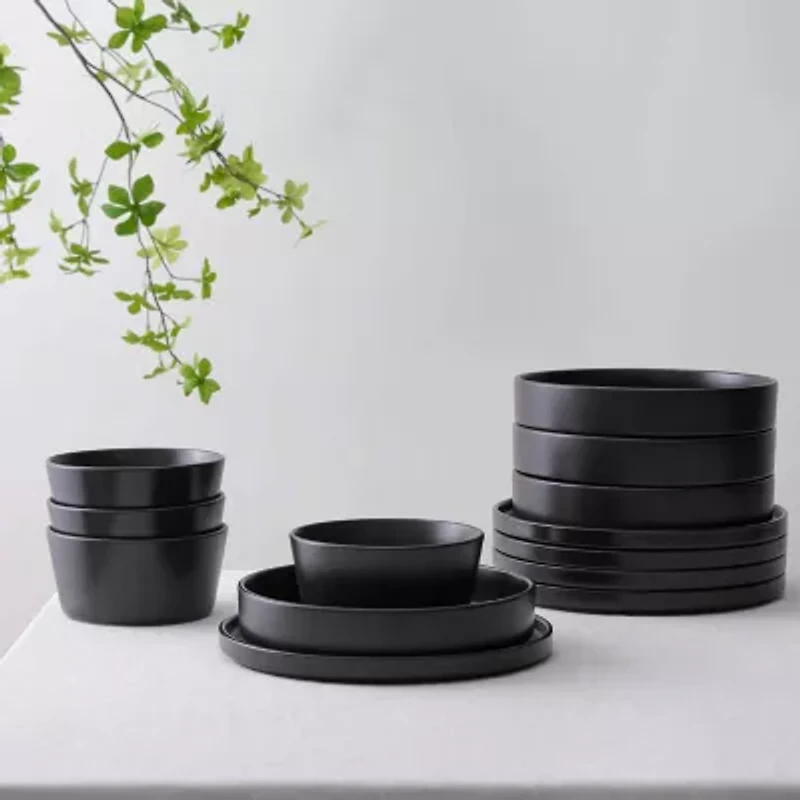 Stone + Lain Celina 24-pc. Stoneware Dinnerware Set