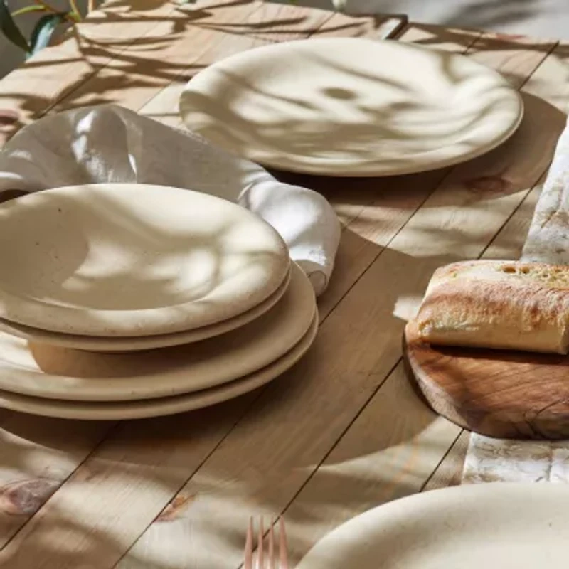 Stone + Lain Aro -pc. Stoneware Dinnerware Set