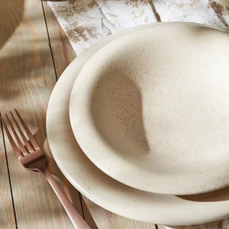 Stone + Lain Aro -pc. Stoneware Dinnerware Set