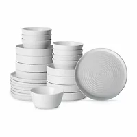 Stone + Lain Elica 24-pc. Stoneware Dinnerware Set