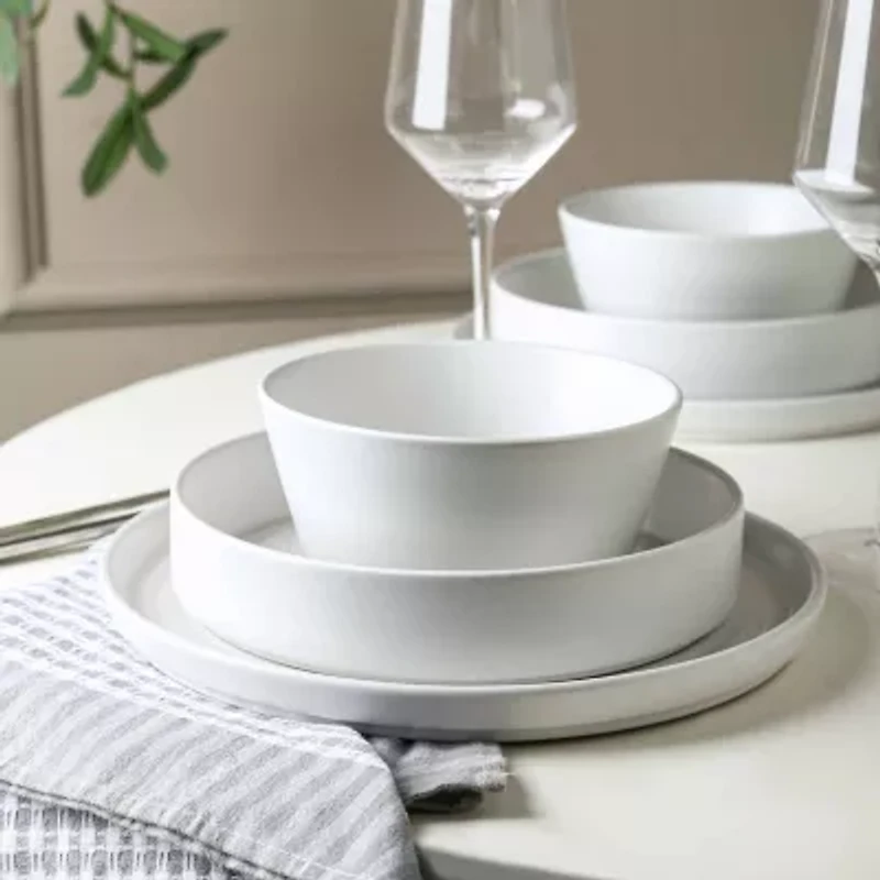 Stone + Lain Elica 24-pc. Stoneware Dinnerware Set