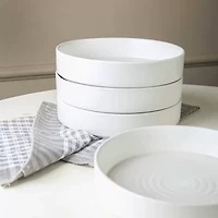 Stone + Lain Elica 24-pc. Stoneware Dinnerware Set